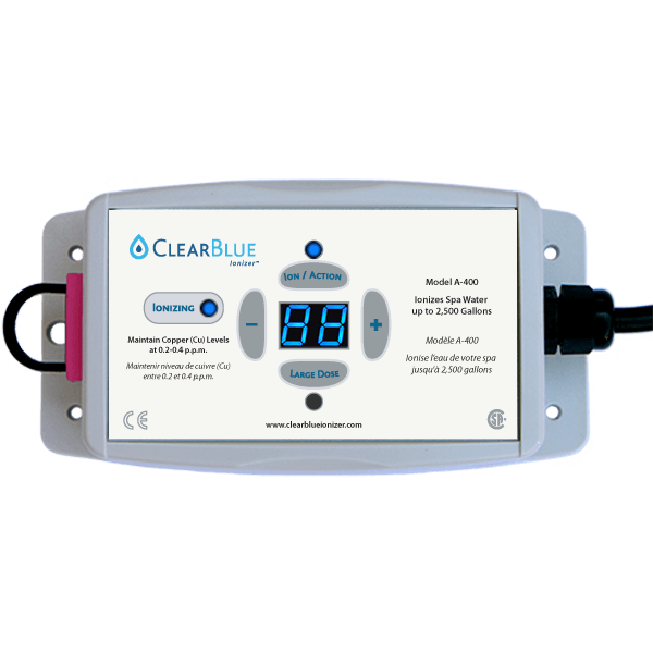 Clearblue Ionizer System for Hot Tubs (2,500 Gallons, 110V – 240V)