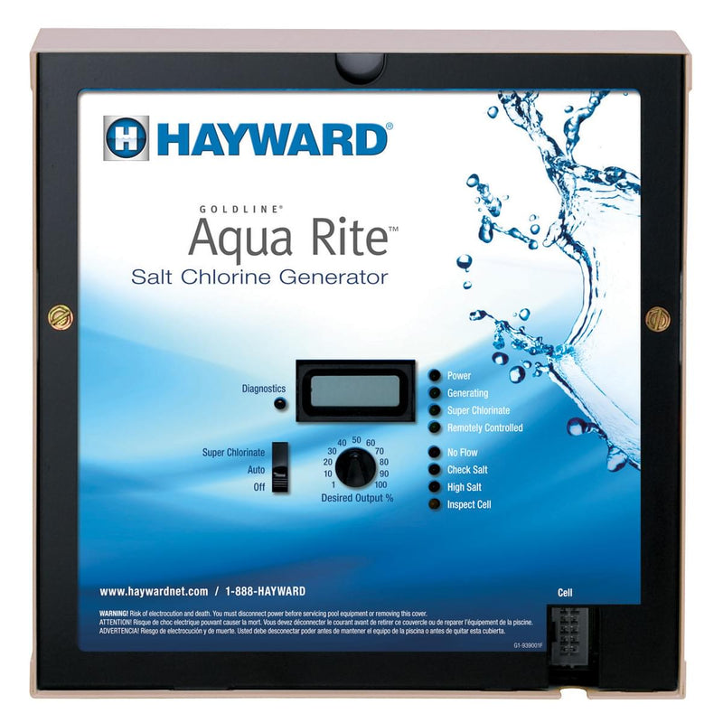 Hayward Aqua Rite XL Salt Generator & 15,000 Gal Cell (Plug-in)